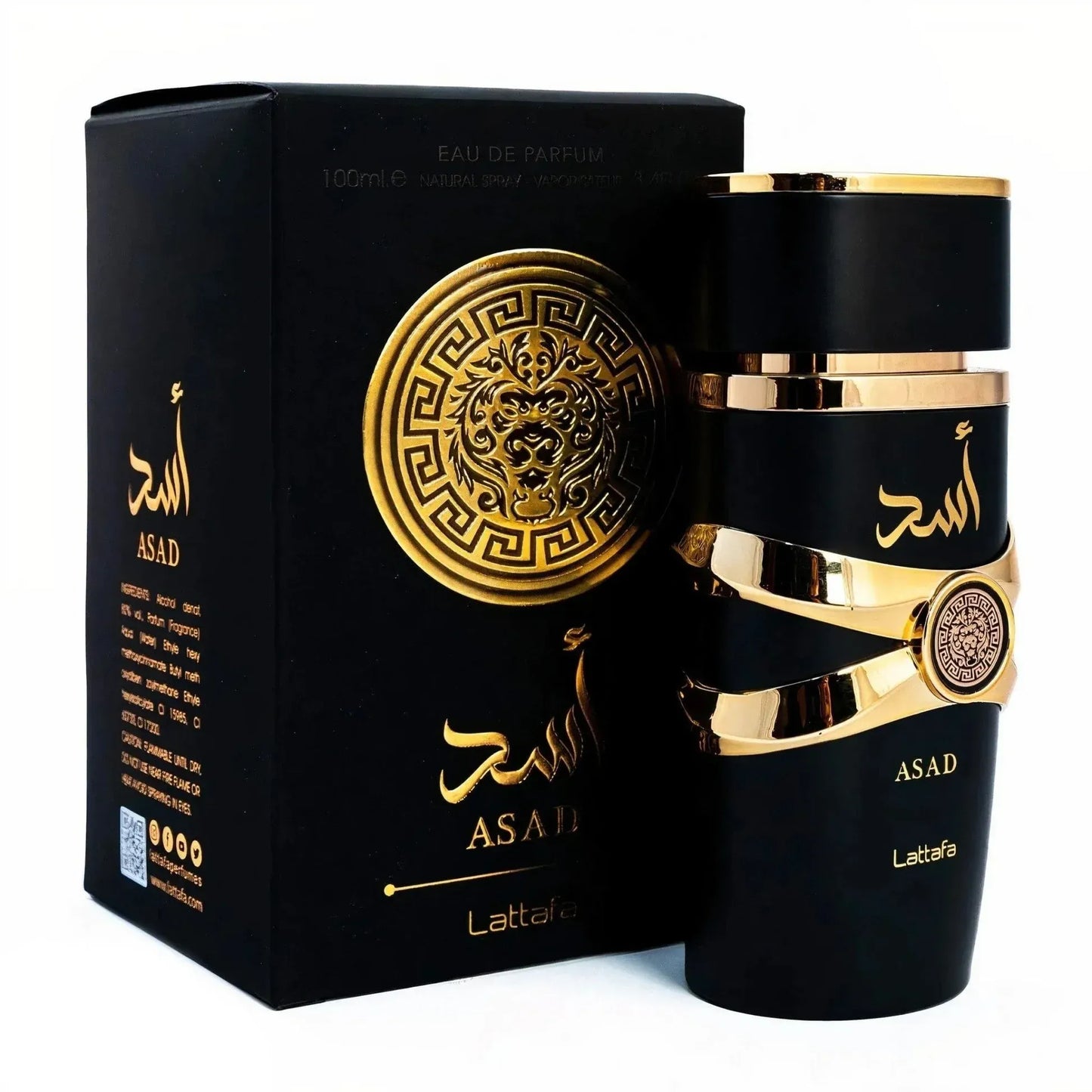 ASAD NEGRO LATTAFA - 100ML