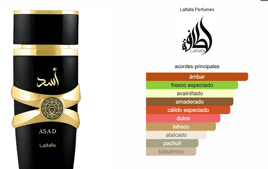 ASAD NEGRO LATTAFA - 100ML